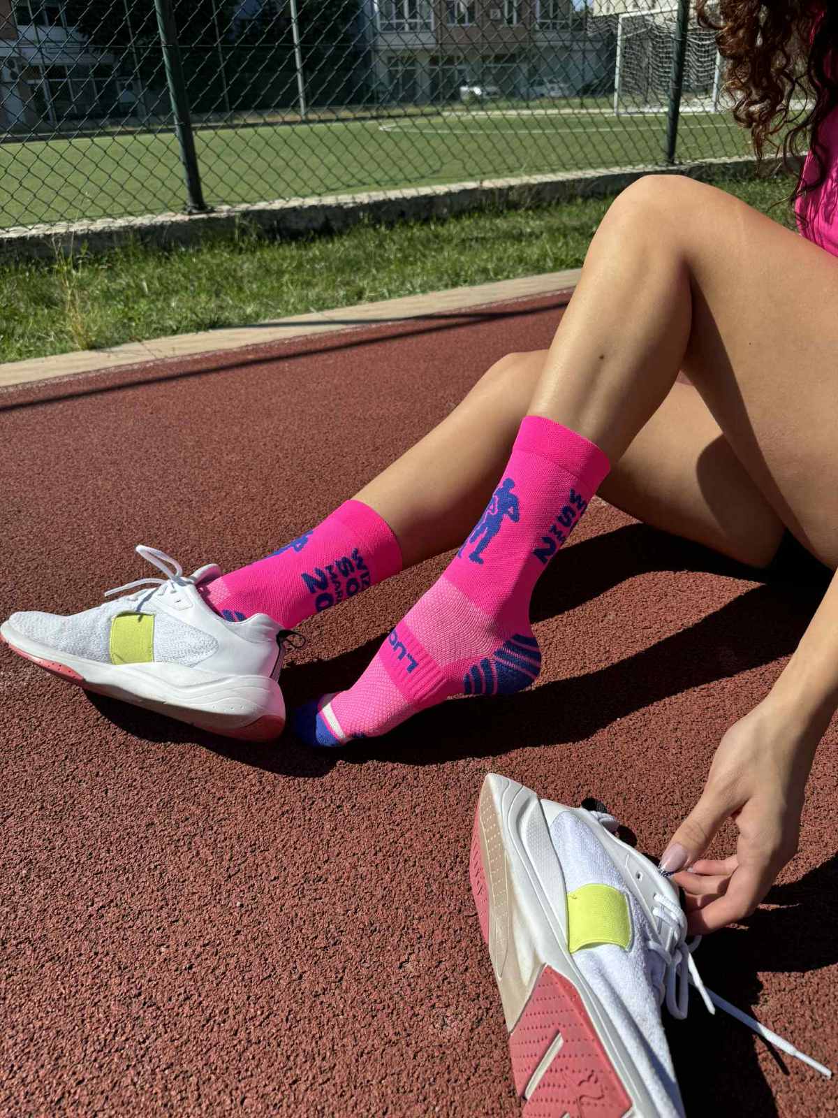 Running socks - Sofia marathon pink